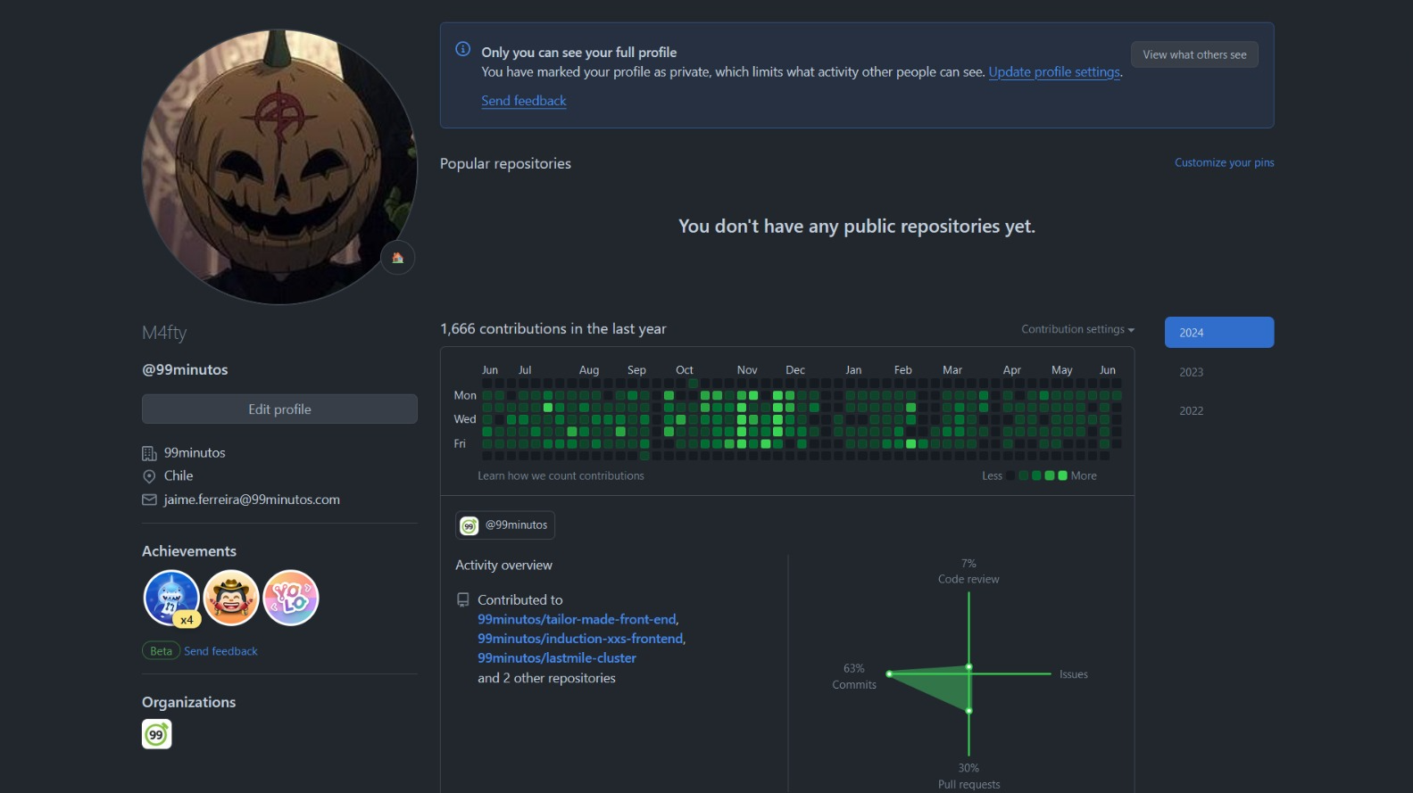 GitHub Screenshot